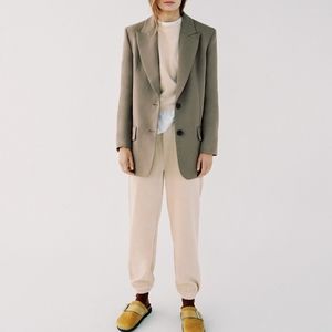 Zara fine waled codroy sweatshirt and joggers